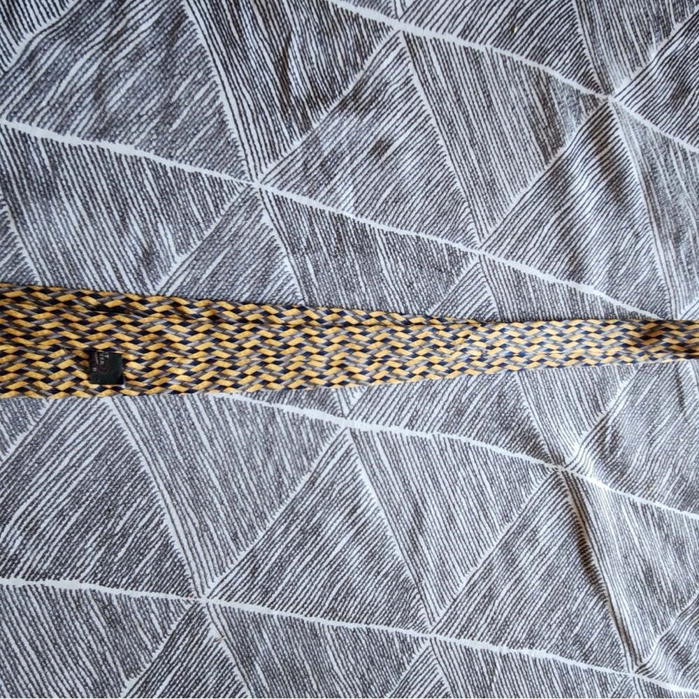 Bert Pulitzer Geometric Yellow and Blue Tie